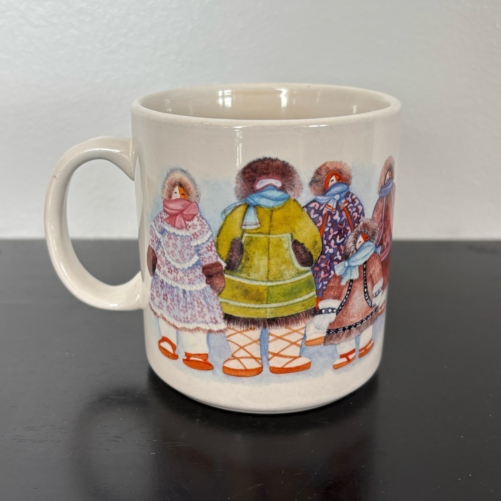 Arctic Circle Enterprises Barbara Lavallee Anchorage, AK Eskimos Collectible Mug